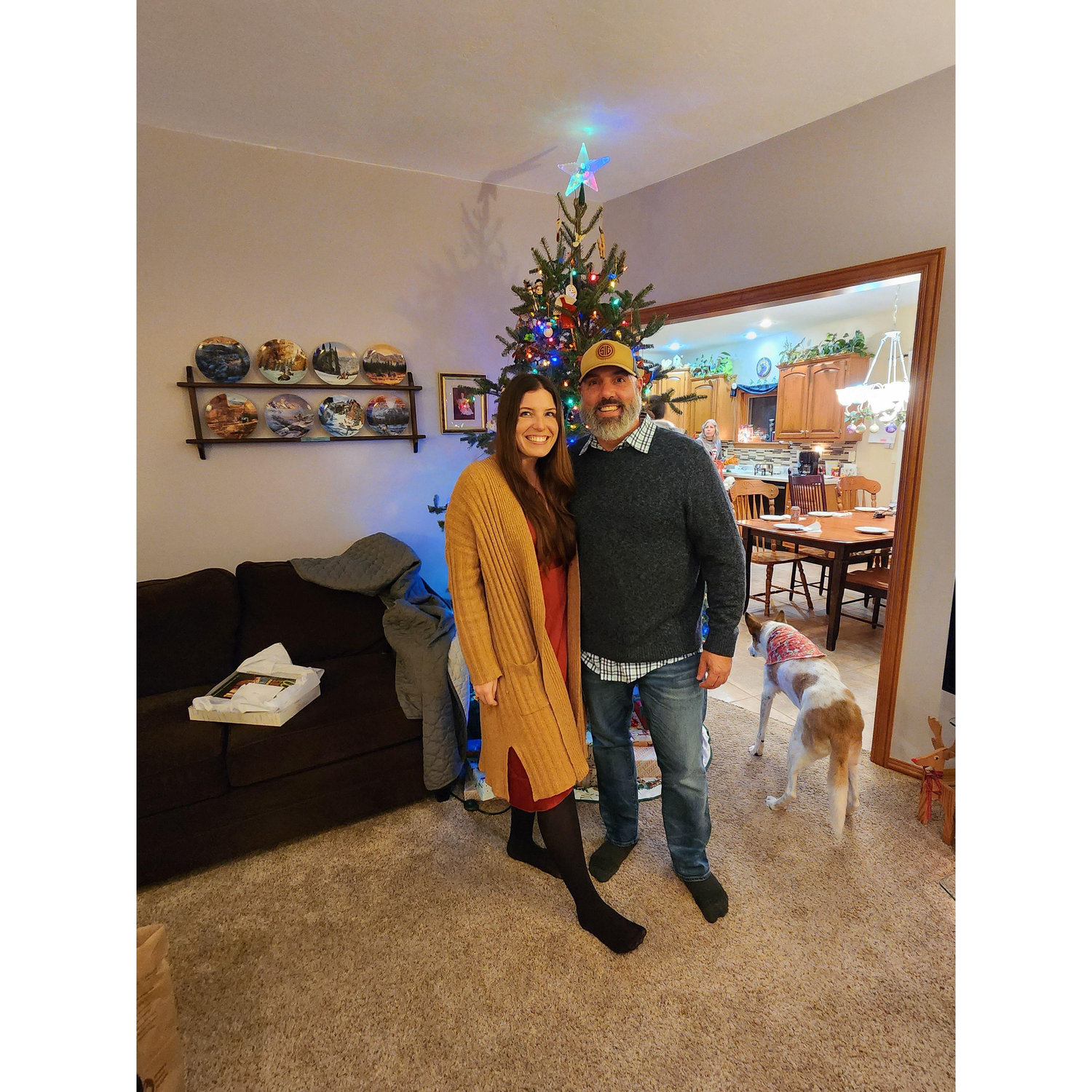 Worth every mile for Christmas Eve and melted cheese with family 🧀❤️
