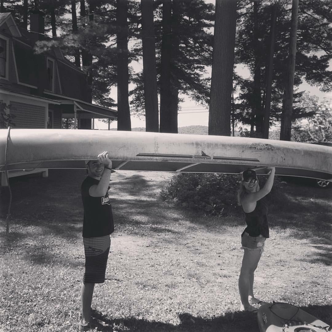 Caroga Lake is where Lindsey spent many summer days with her best friends at the Pettit's camp. Dave takes on the Caroga Experience, Summer 2016.