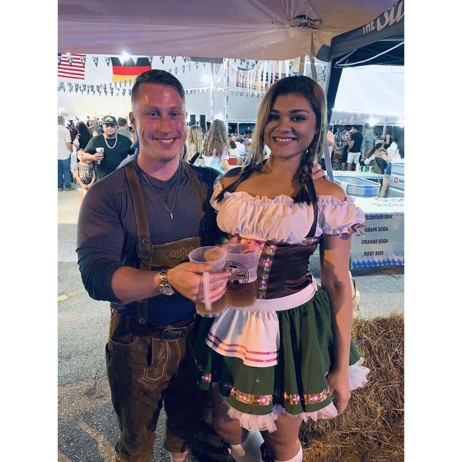 Our First ocktoberfest togheter .