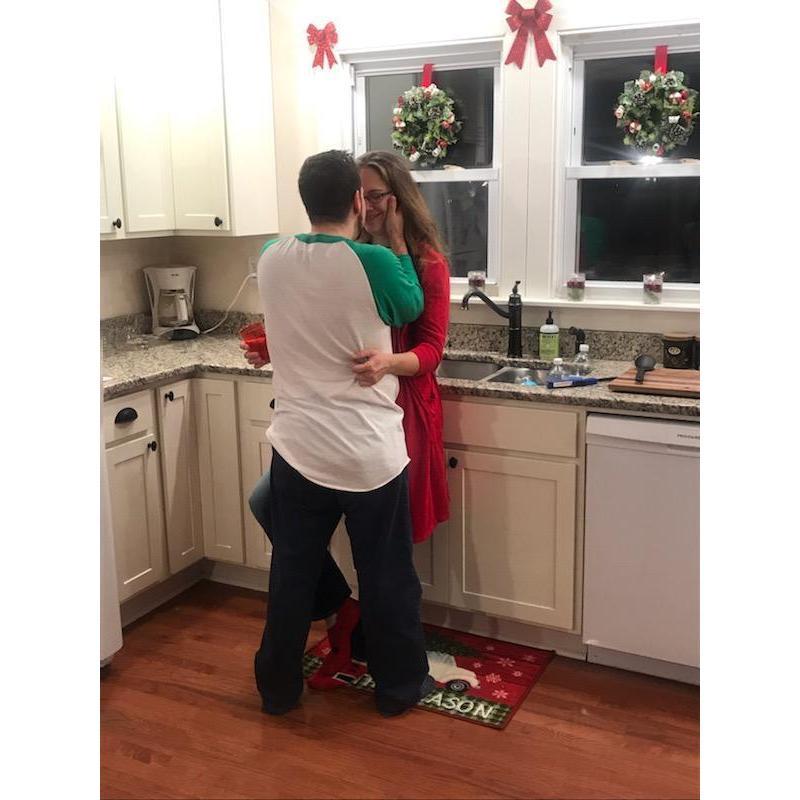 At a friend's Christmas party 2019