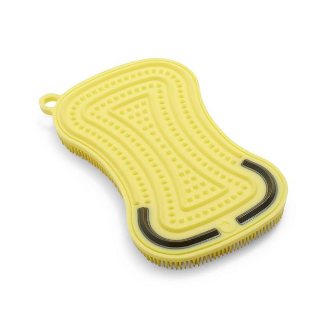 3-in-1 Silicone Scrubber Sponge