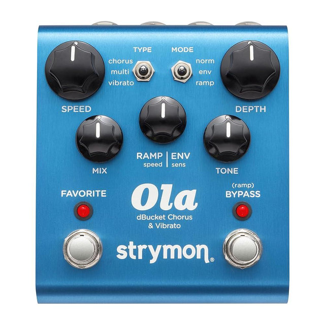 Strymon Ola dBucket Chorus and Vibrato Guitar Effects Pedal for Electric and Acoustic Guitar, Synths, Vocals and Keyboards
