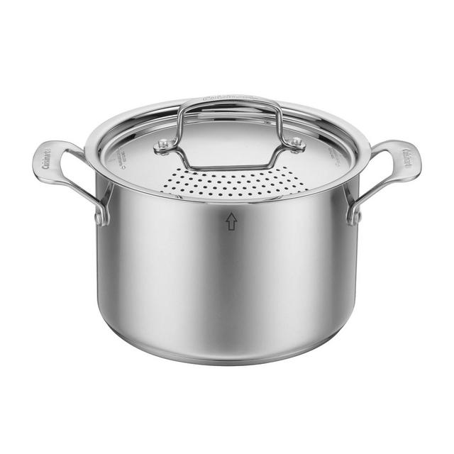 Cuisinart 5.75qt Stainless Steel Pasta Pot with Straining Cover - 83665S-22