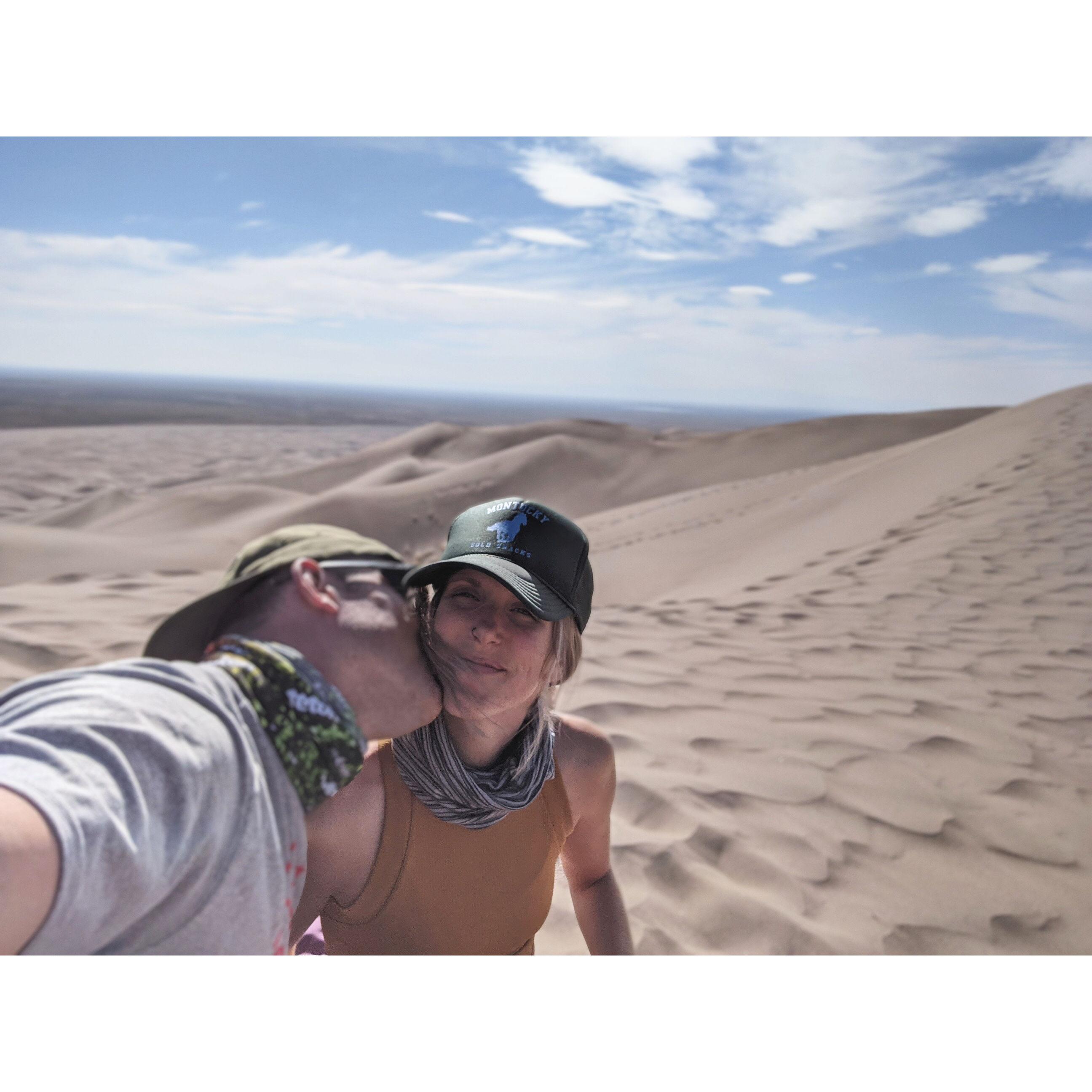 First camping trip together at the Great Sand Dunes National Park