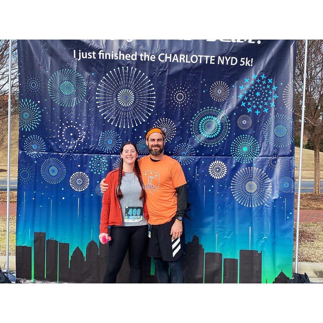 Starting our final year of dating on the right foot, and yes I am referring to the bottomless mimosas after the race