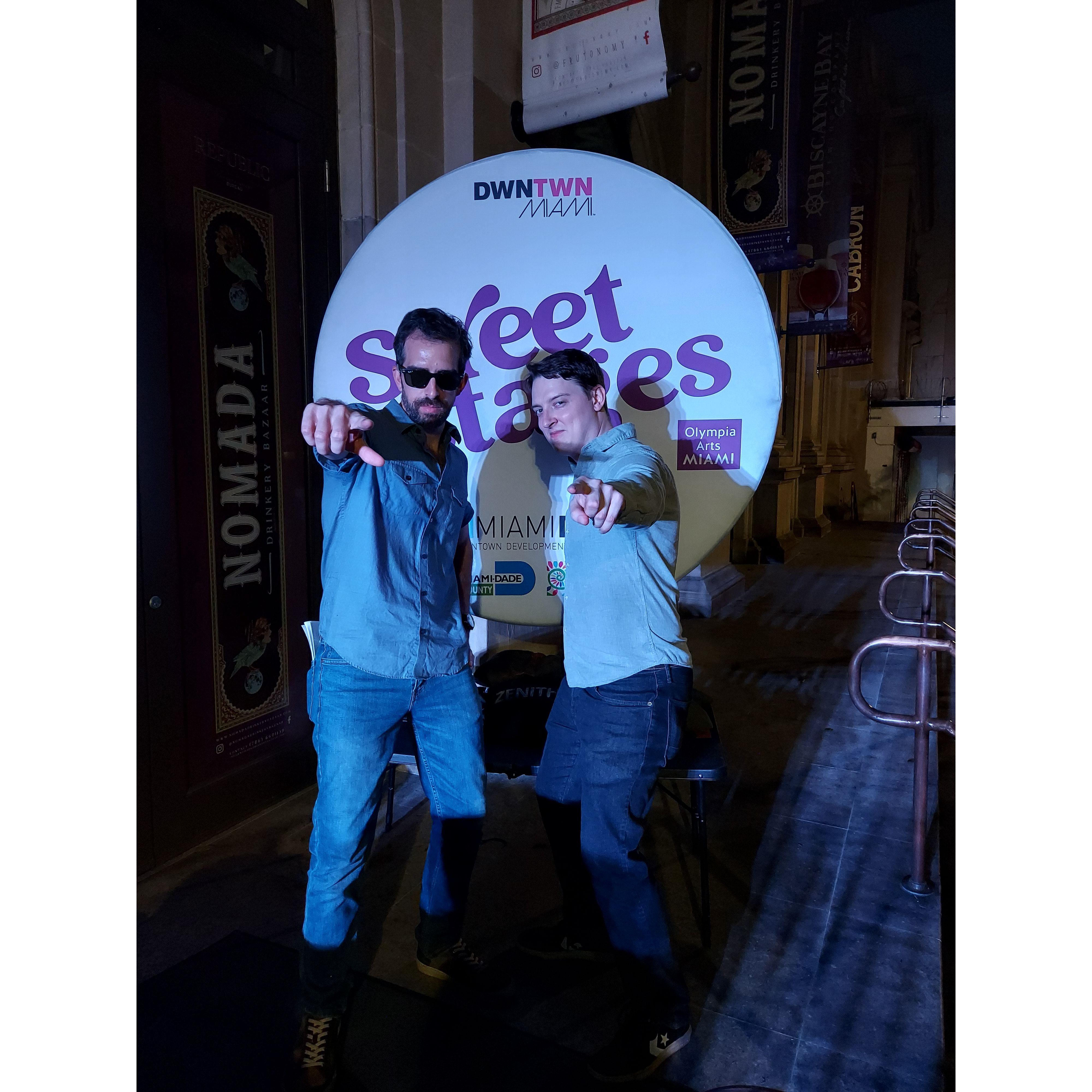 Looking cool with Dr. Zach Bartholomew~