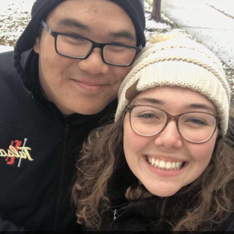 Chilly walks to class ❄️