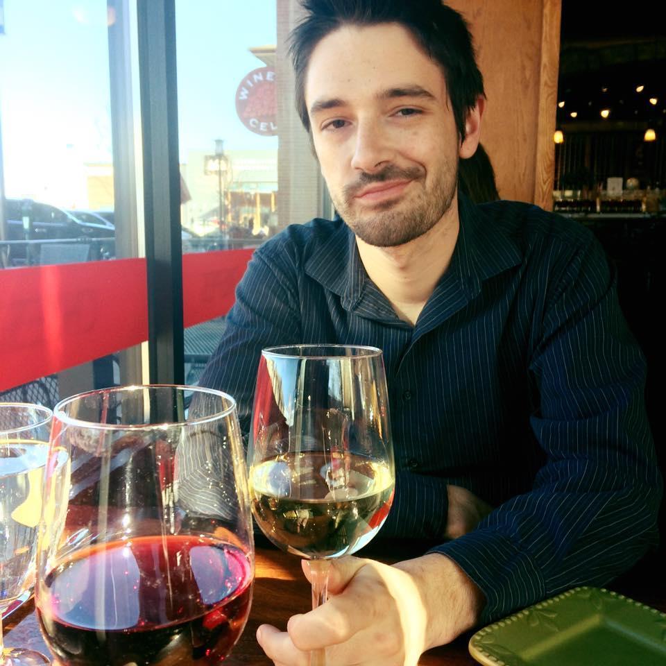 Enjoying glasses of wine at Bitto, we usually visit every Valentines day for wine and fondue for lunch!
