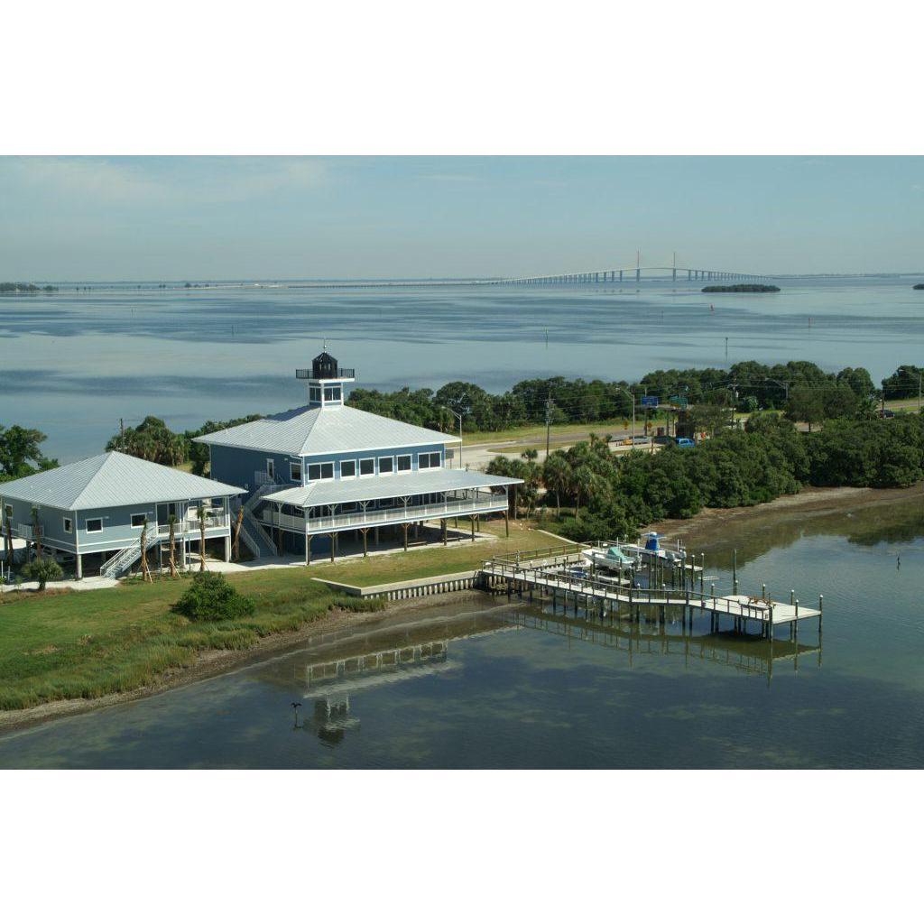You can be outside and socially distant for the entire wedding, including the reception. The venue is on Tampa Bay with a strong breeze.