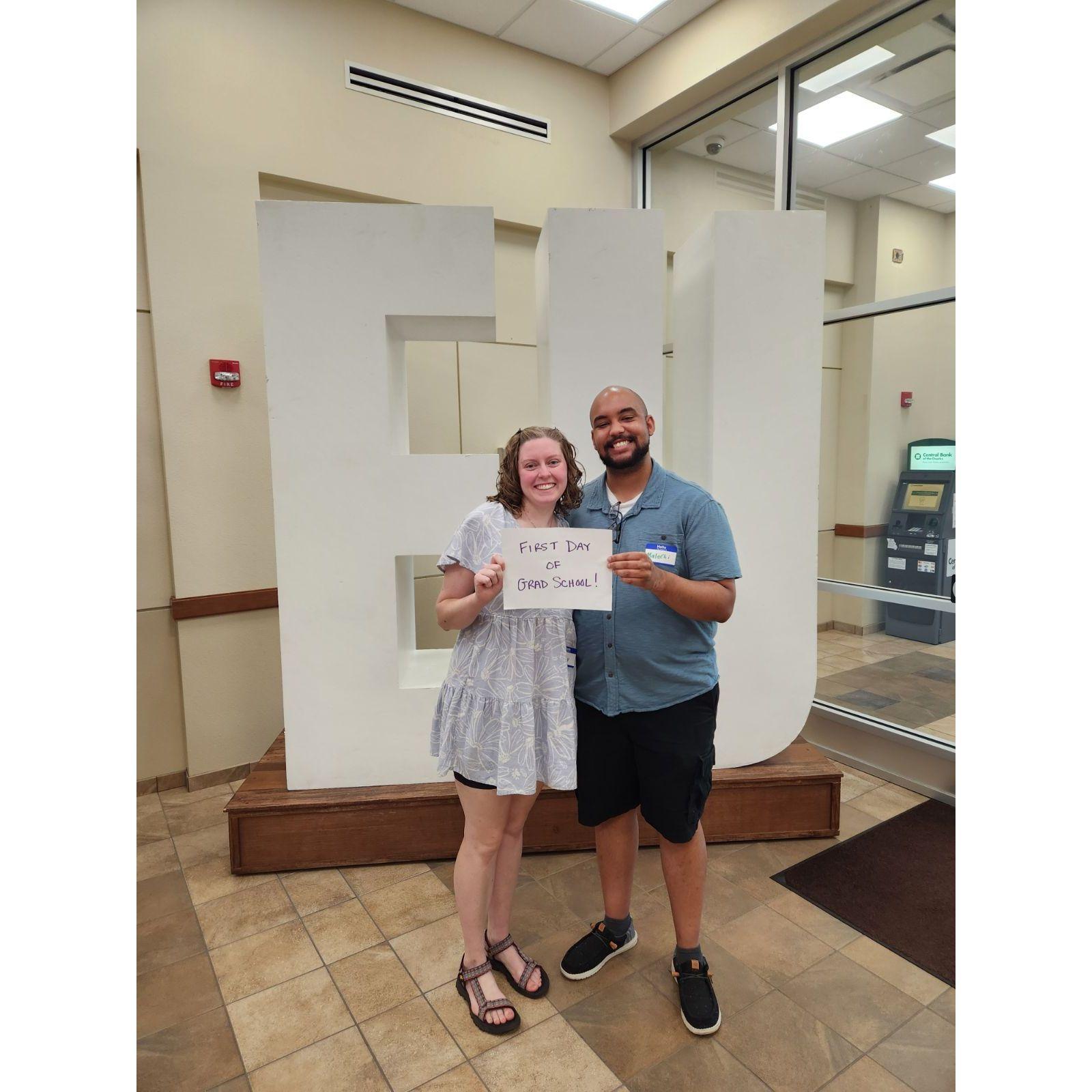 First day of grad school together