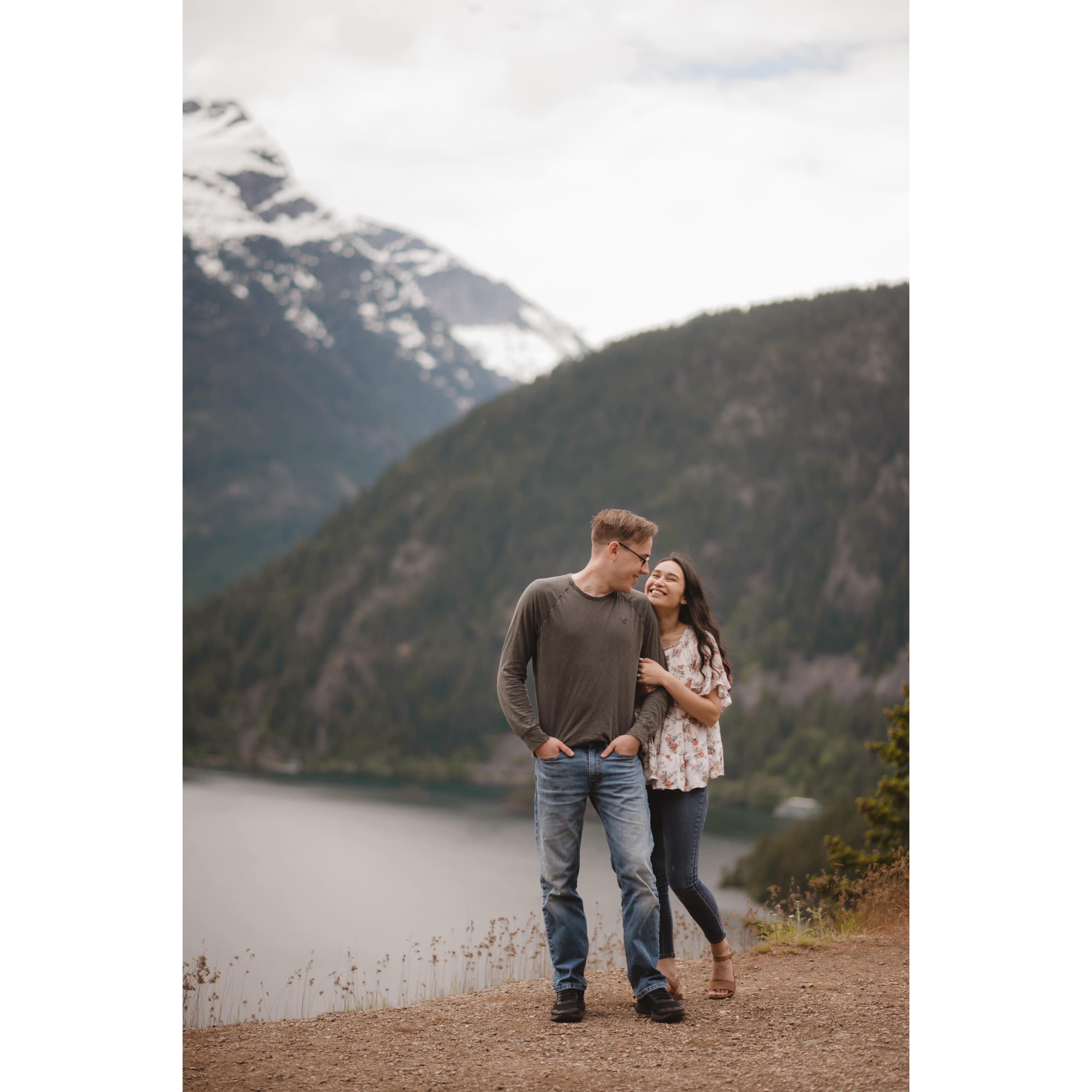 Diablo Lake engagement photos - June 2022