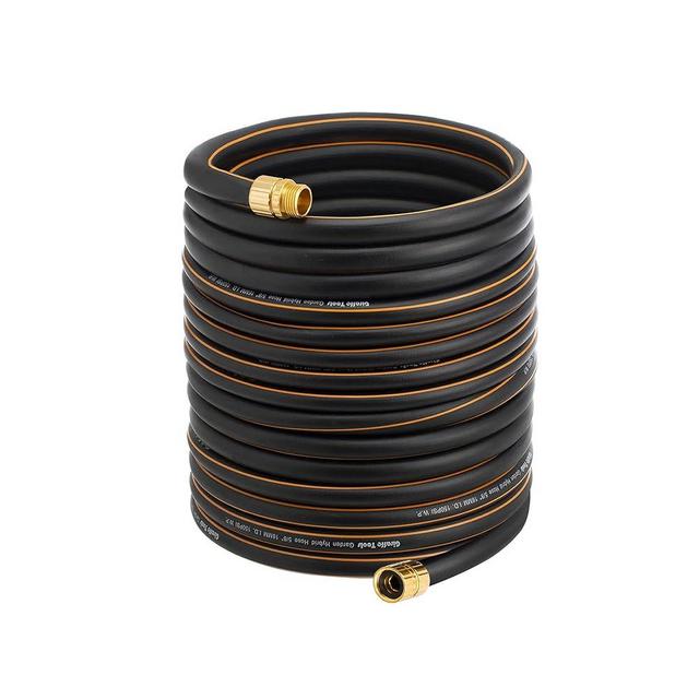 Giraffe Hybrid Garden Hose 5/8" x 100ft, Custom Length, NO Kink, Flexible, Leakproof Hose with Male to Female Fittings, 600 Burst PSI