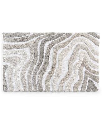 Hotel Collection Sculpted Marble Bath Rug, 22" x 36", Created for Macy's