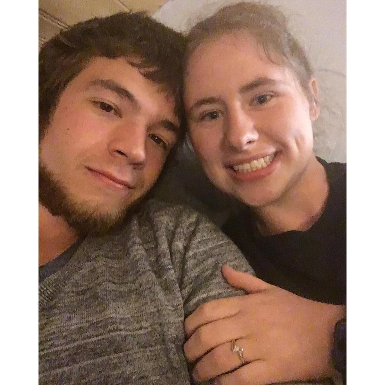 Right after we got engaged!