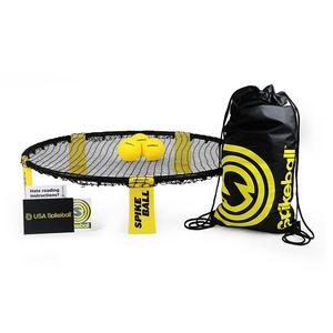 Spikeball 3 Ball Kit - Includes Playing Net, 3 Balls, Drawstring Bag, Rule Book