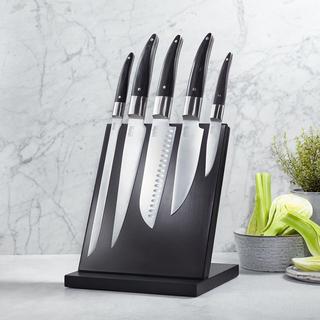 6-Piece Knife Block Set, Laguiole Expression