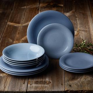 Color Loop 12-Piece Dinnerware Set, Service for 4