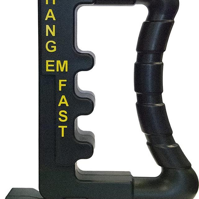 Hang Em Fast Easy Joist Hanging Tool - Hang Man Tool - 2x4 2x6 2x8 2x10 2x12 Metal Joist Hanger - Light Weight Durable Ergonomic Design