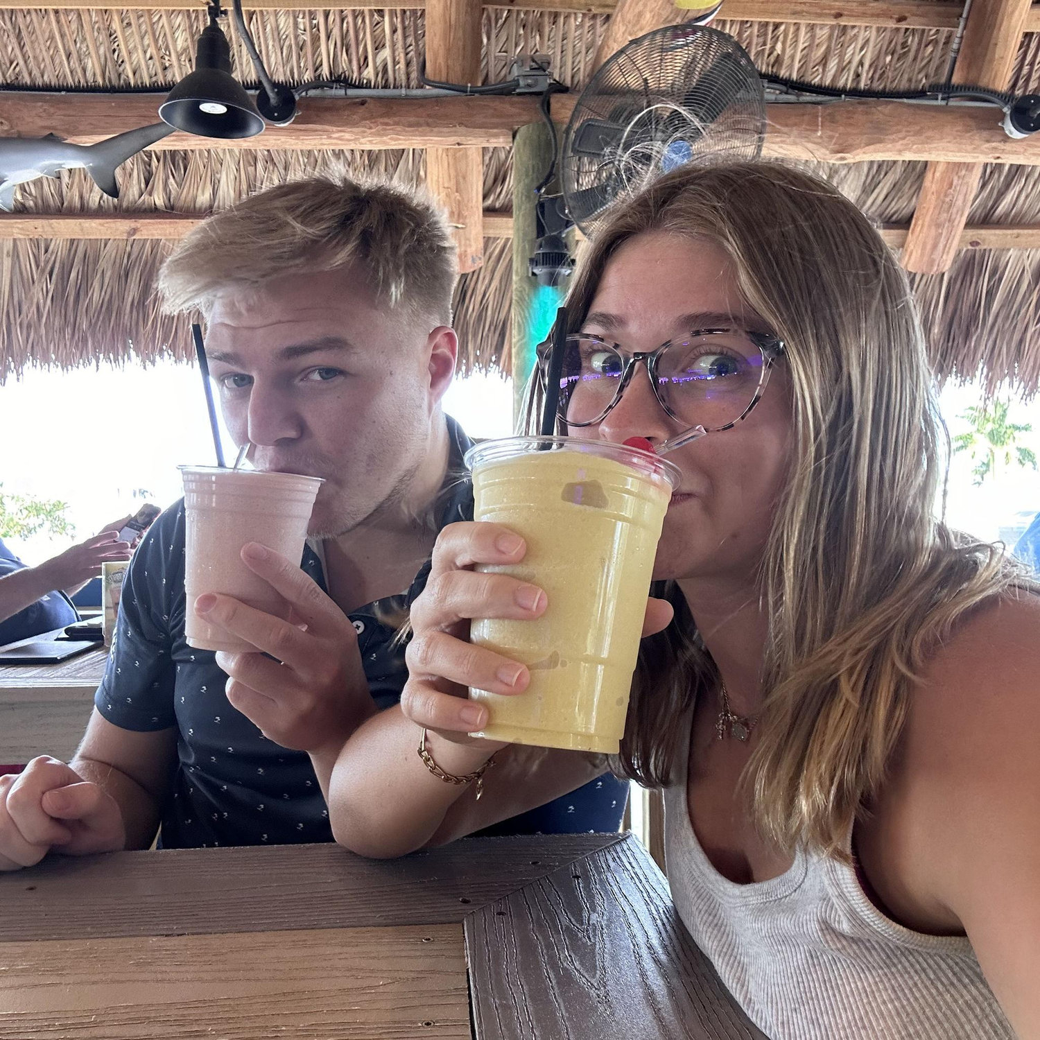 Many conversations about moving consisted at The Boathouse with Pina Coladas in hand.
