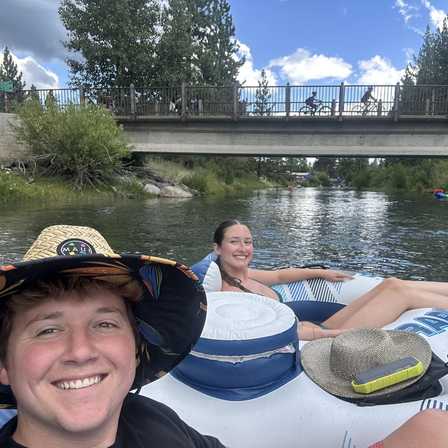 Floating down Truckee River 2025