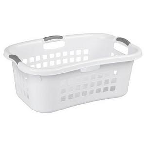 Sterilite® 1.5 Bu. Hip Hold Laundry Basket - White