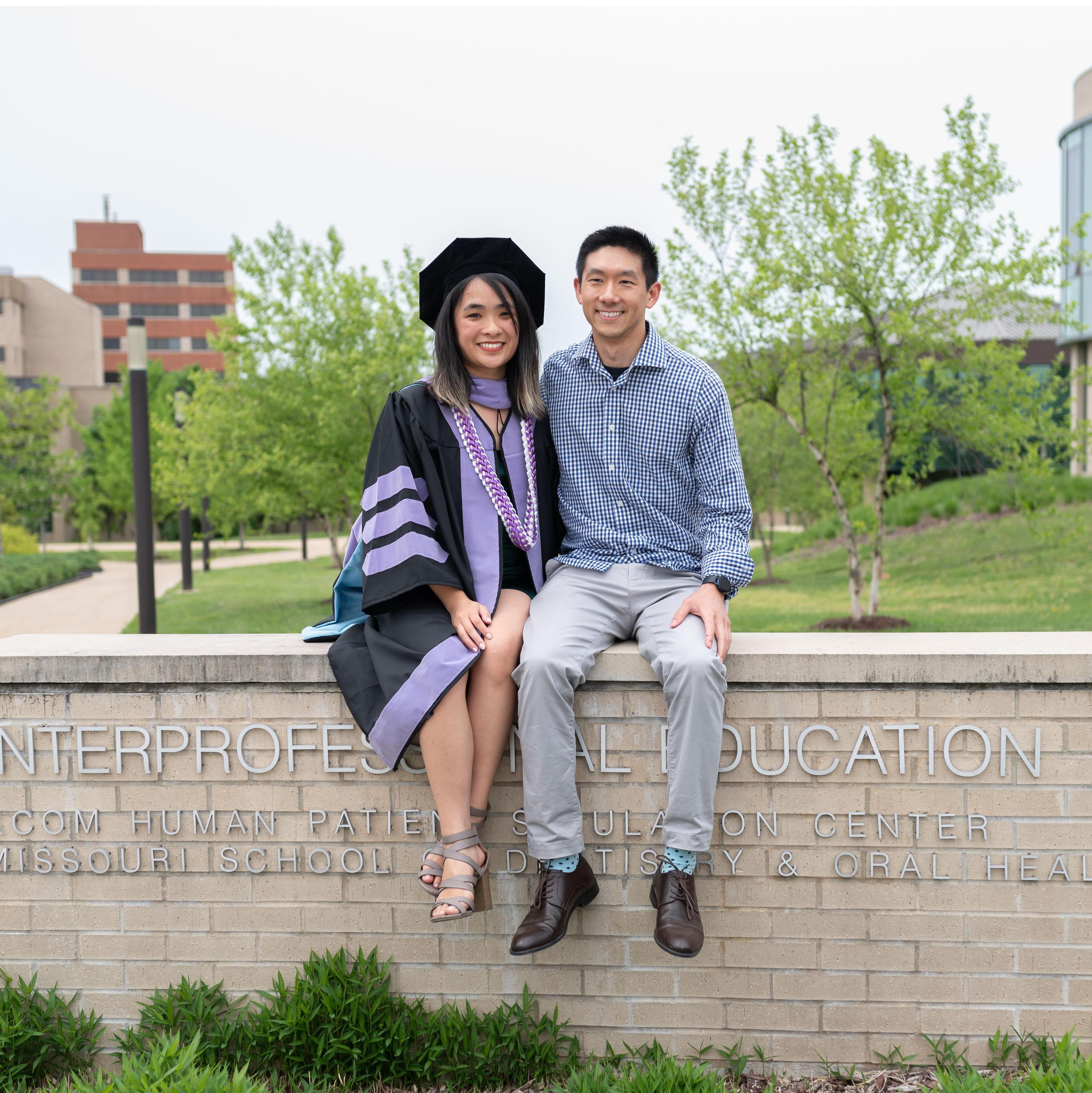 May 2023- Maggie's dental school graduation, officially Dr. Guan at your service!