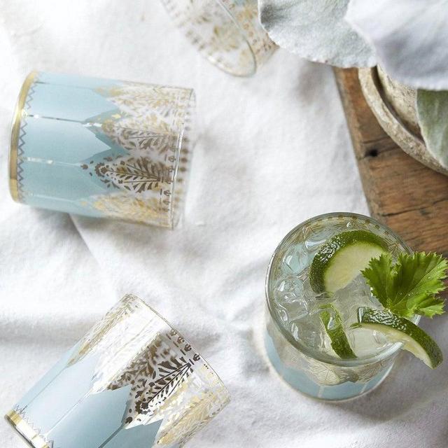 Patina Vie Aquarius Rocks Glass (set of 4)