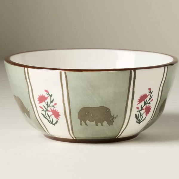Millie Stoneware Yogurt Bowl - Cow, Standard, One Size