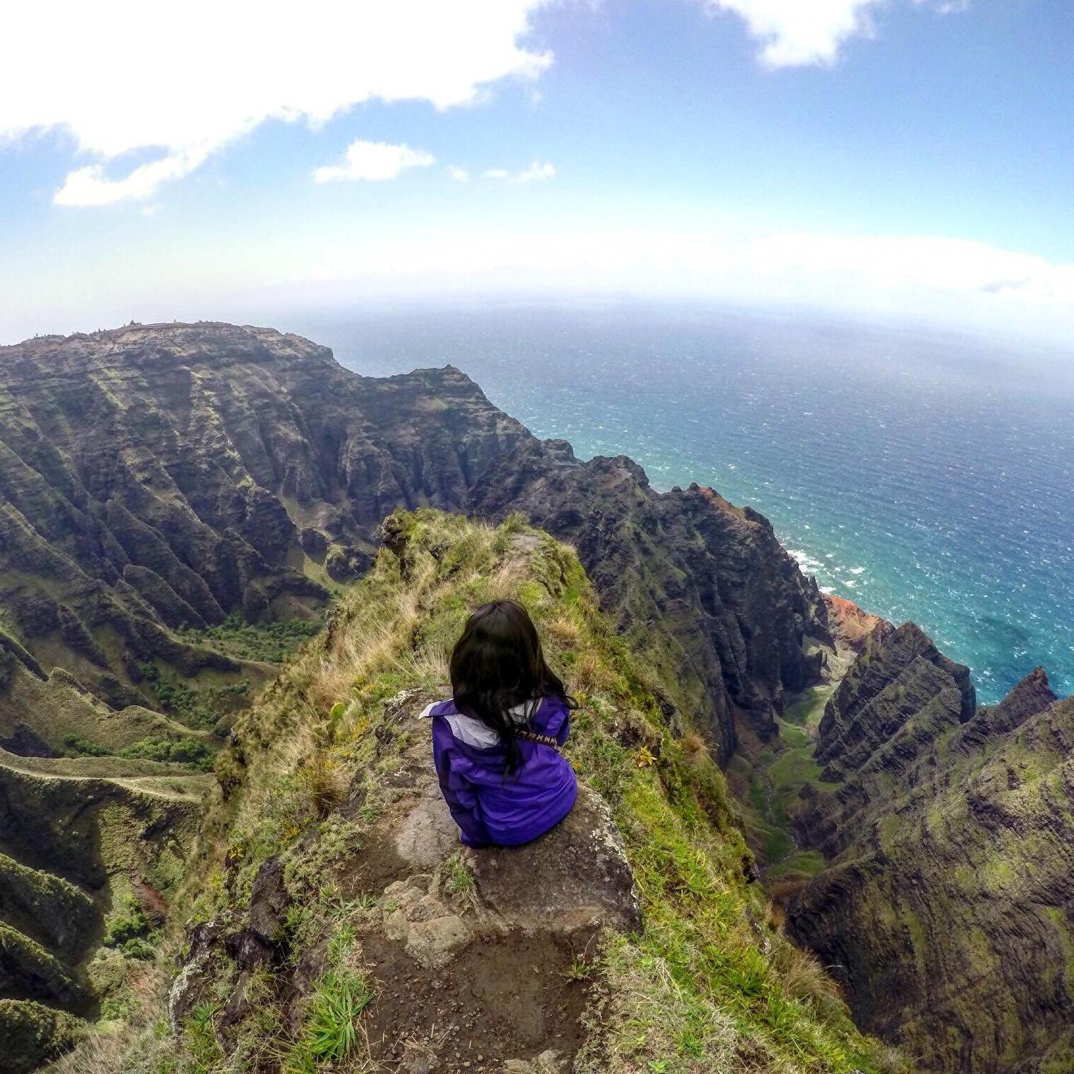 Top of the Napali Coast in Kauai