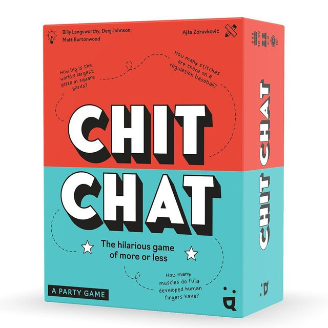 Chit Chat Party Game - Cooperative Teamwork & Guessing Game, Hilarious Fun for Family & Friends, Kids & Adults, Ages 8+, 4-10 Players, 15 Minute Playtime