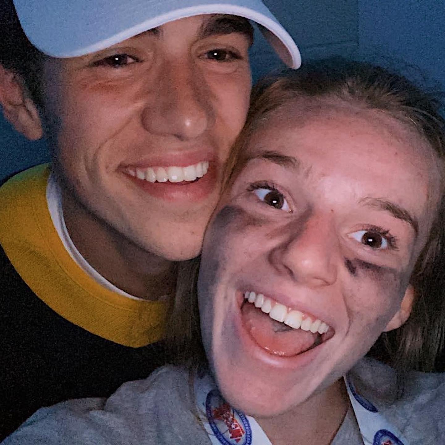 Freshman year celebrating Kiely's first MASCAC win