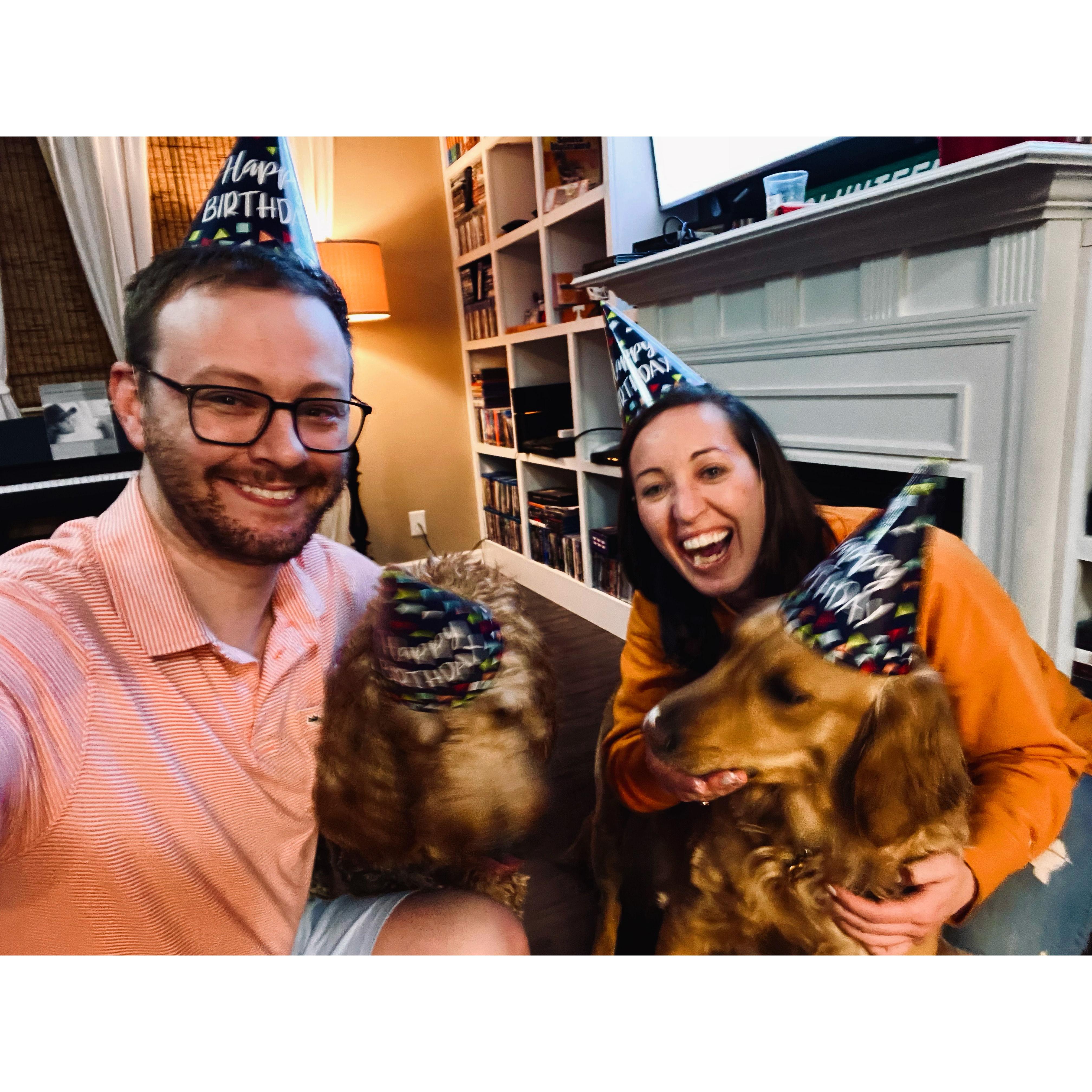 Celebrating "dog" Birthdays!
