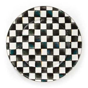Mackenzie Childs Courtly Check Serving Platter