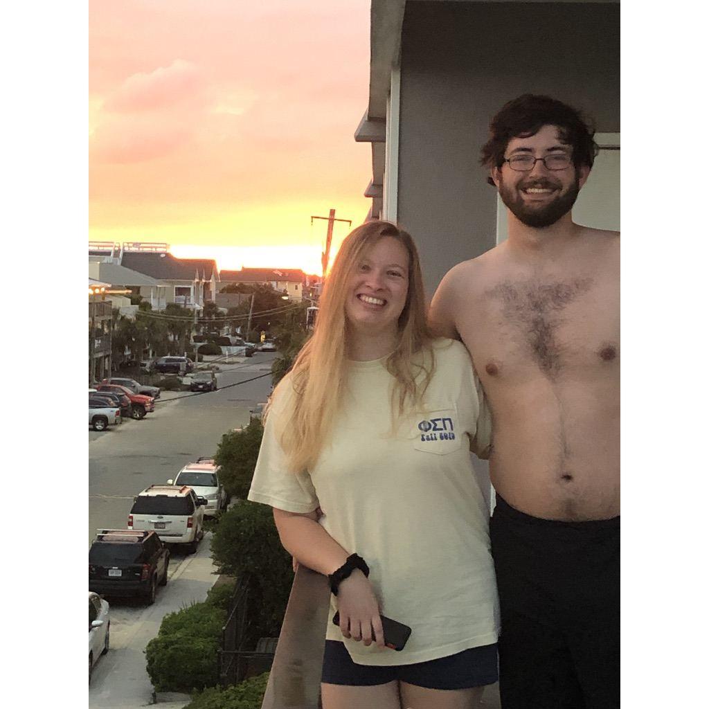 2020 - trip to Wrightsville to escape the COVID nonsense (I bet you've never seen Wade's hair this long)