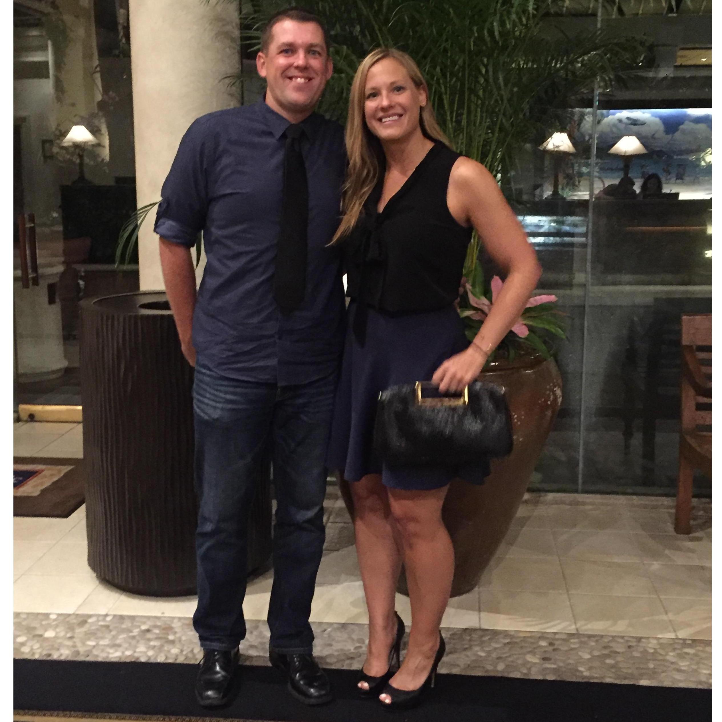 Vacation date night.