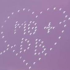Taken during the August 2018 eclipse, using a notecard that we strategically poked holes in.