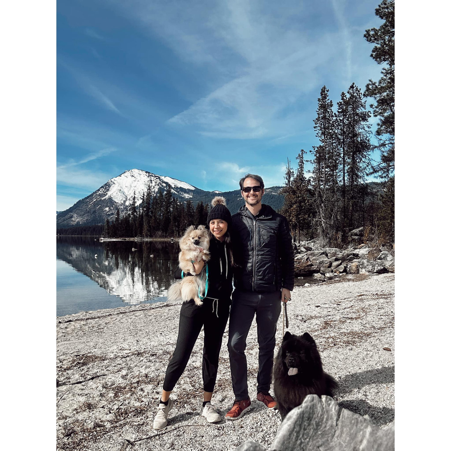 Celebrating Dylan's bday.
Lake Wenatchee with our doggies.