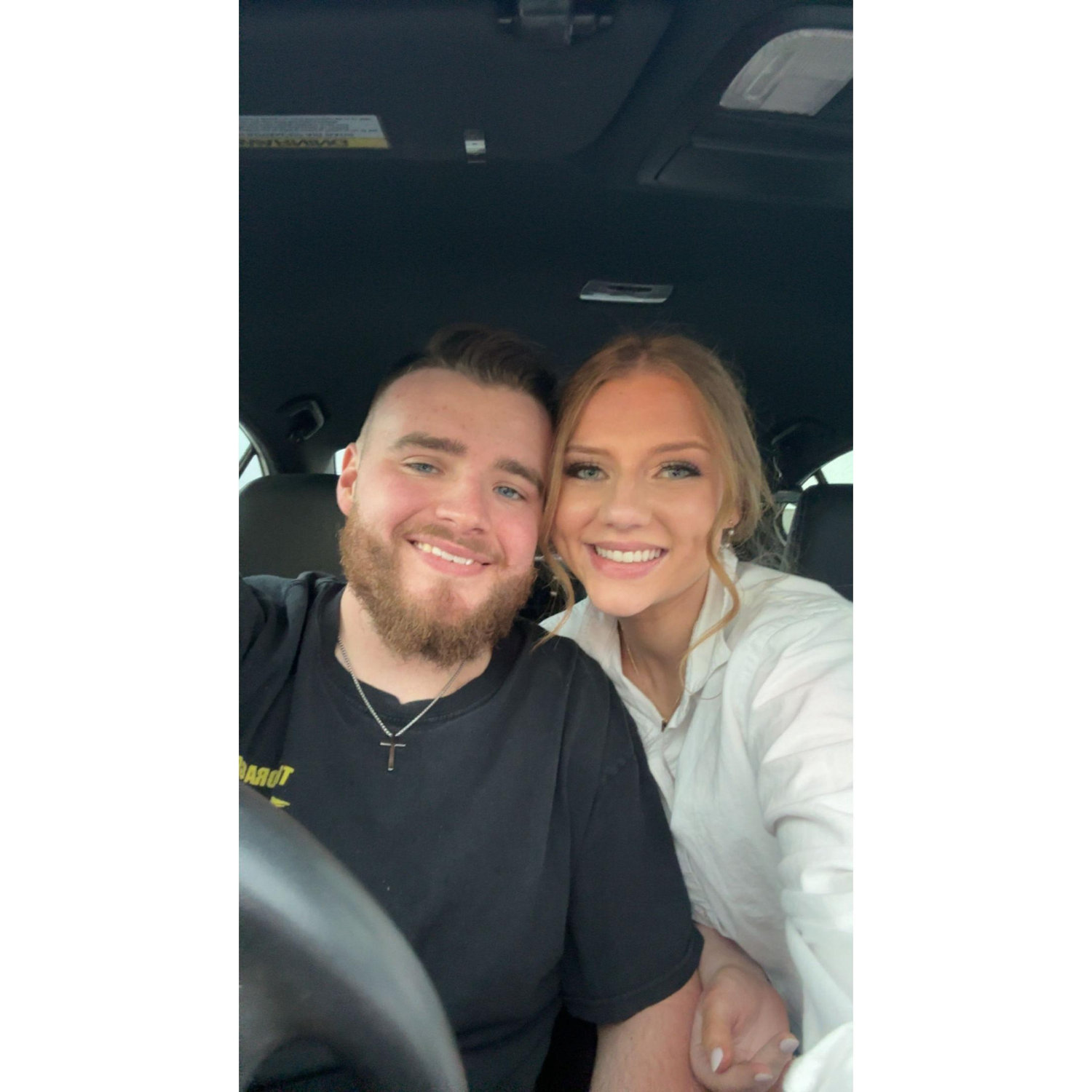 (we went to our favorite place for wings after our engagement shoot)