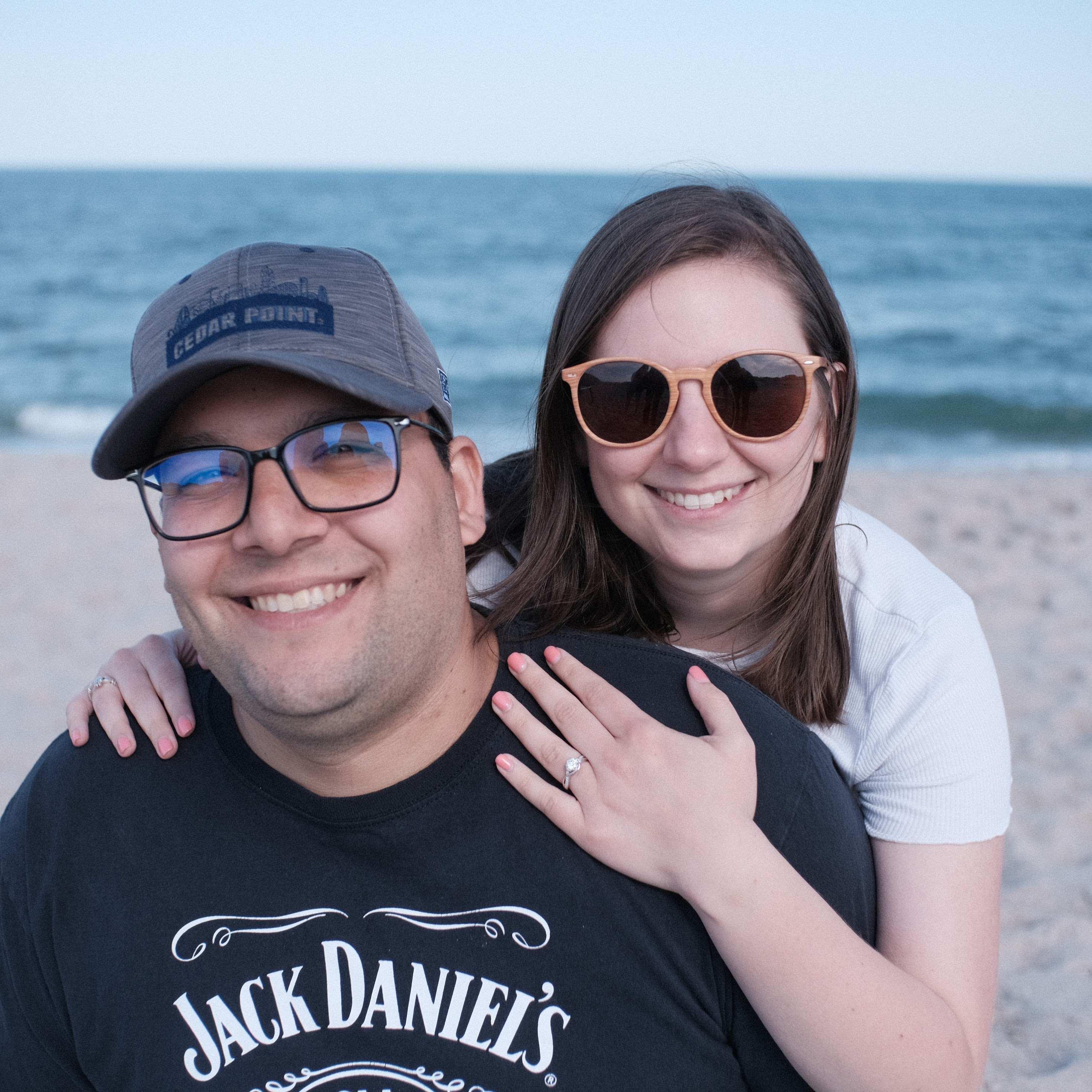 First engagement photo (on a camera)