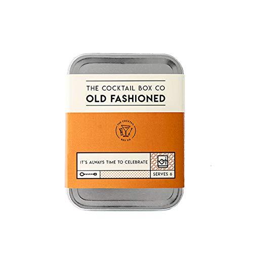 The Cocktail Box Co. Premium Cocktail Kit - The Old Fashioned - Makes 6 Premium Hand Crafted Cocktails. Great gift for any cocktail lover and makes the perfect travel companion! (1 Kit)