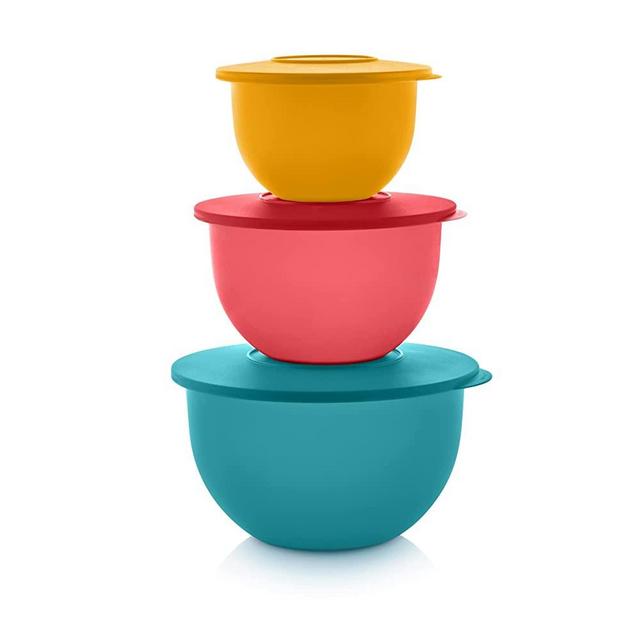 TUPPERWARE Brand Impressions Classic Bowl Set + Lids - Dishwasher Safe & BPA Free - Airtight, Leak-Proof Food Storage Containers for Fridge & Pantry