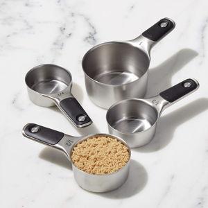 OXO ® Stainless Steel Magnetic Measuring Cups, Set of 4