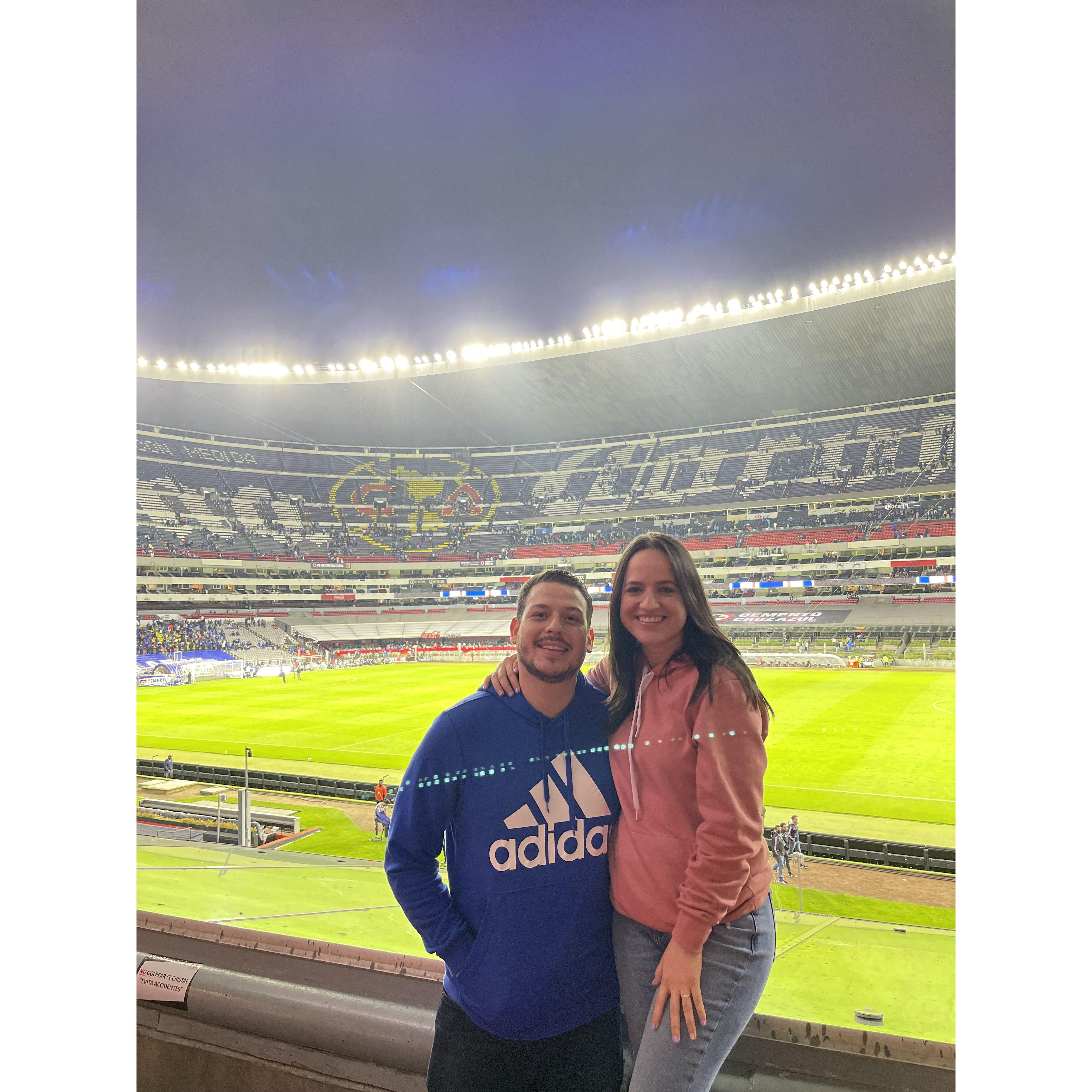 AZTECAZO!! celebramos 3 goles con toda la aficción