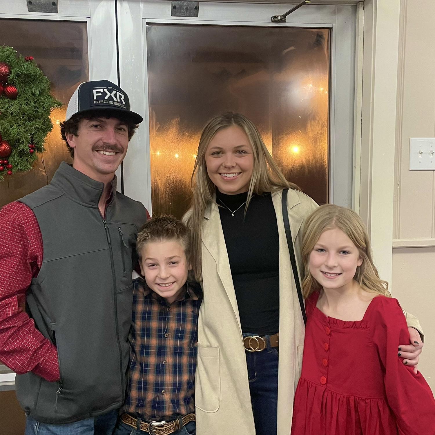 Christmas Eve church service; hours before the engagement….
