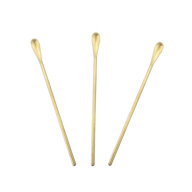Gold Matte Long Handle Spoons