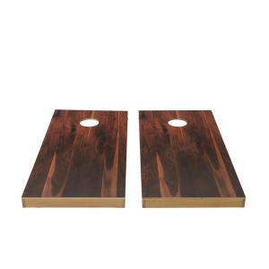 Walnut Wood Cornhole Set