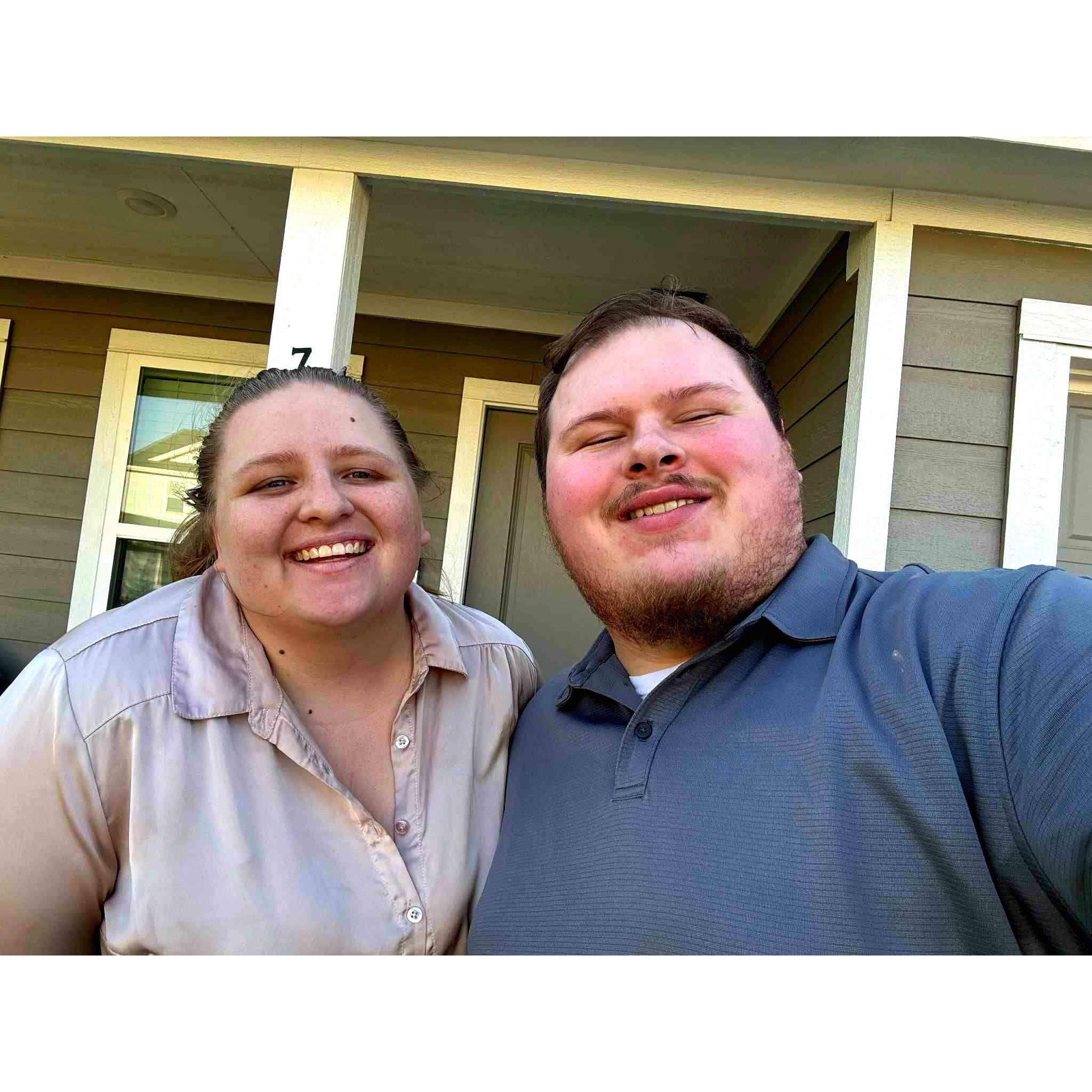 Our second place together! A rental home in Saginaw, TX!! July 25th 2025