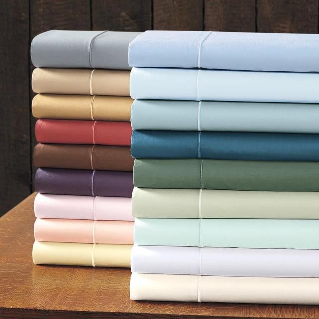 400 Thread Count Cotton Sateen Flat Sheets