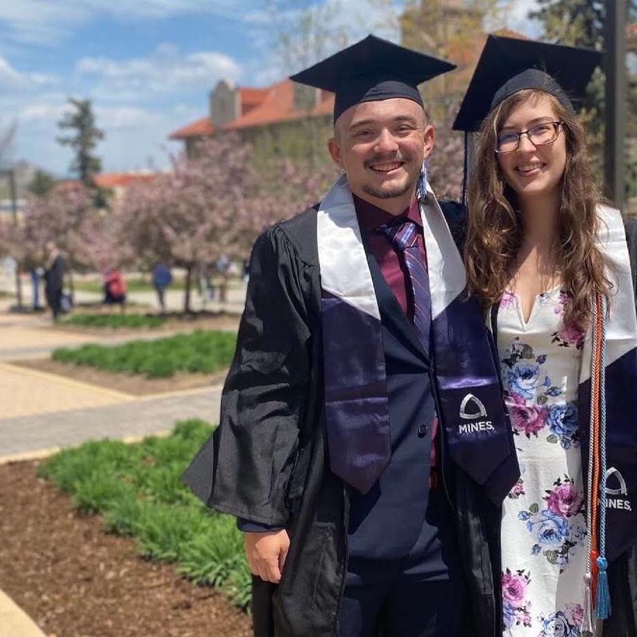 We both graduated from college in May 2021