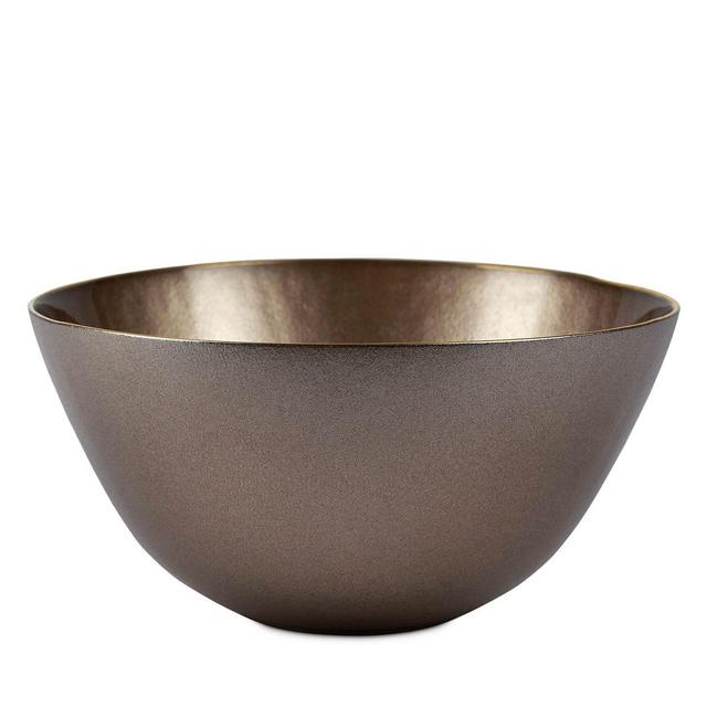 VIETRI Metallic Glass Deep Bowl
